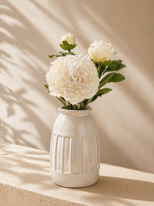 Preserved Look Perfect White Peony