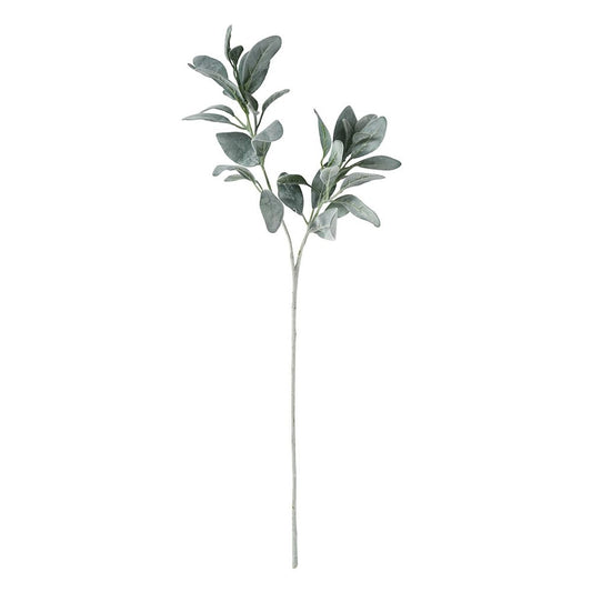 Flocked Sage Tall Stem
